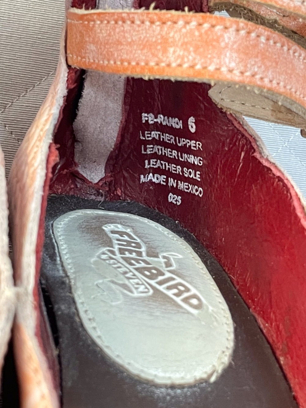 Freebird By Steven Randi In Pink Croco - Like New - Size 6 - Marker on Sole - Picture 7 of 12